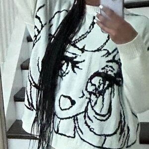 Cute Oversized Anime Like Sweater